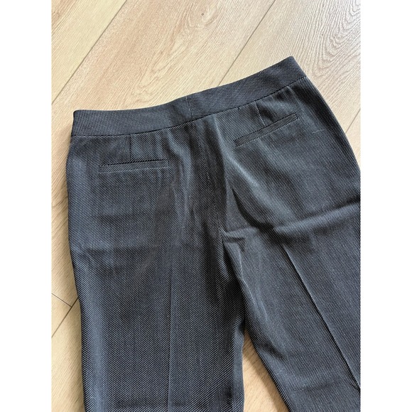 Lafayette 148 New York Women's Size 4 Gray Micro Dot Tailored Dress Pants - Picture 7 of 7